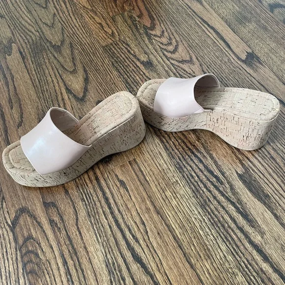 Madden Girl Pink Wedge Sandals - Picture 5 of 7